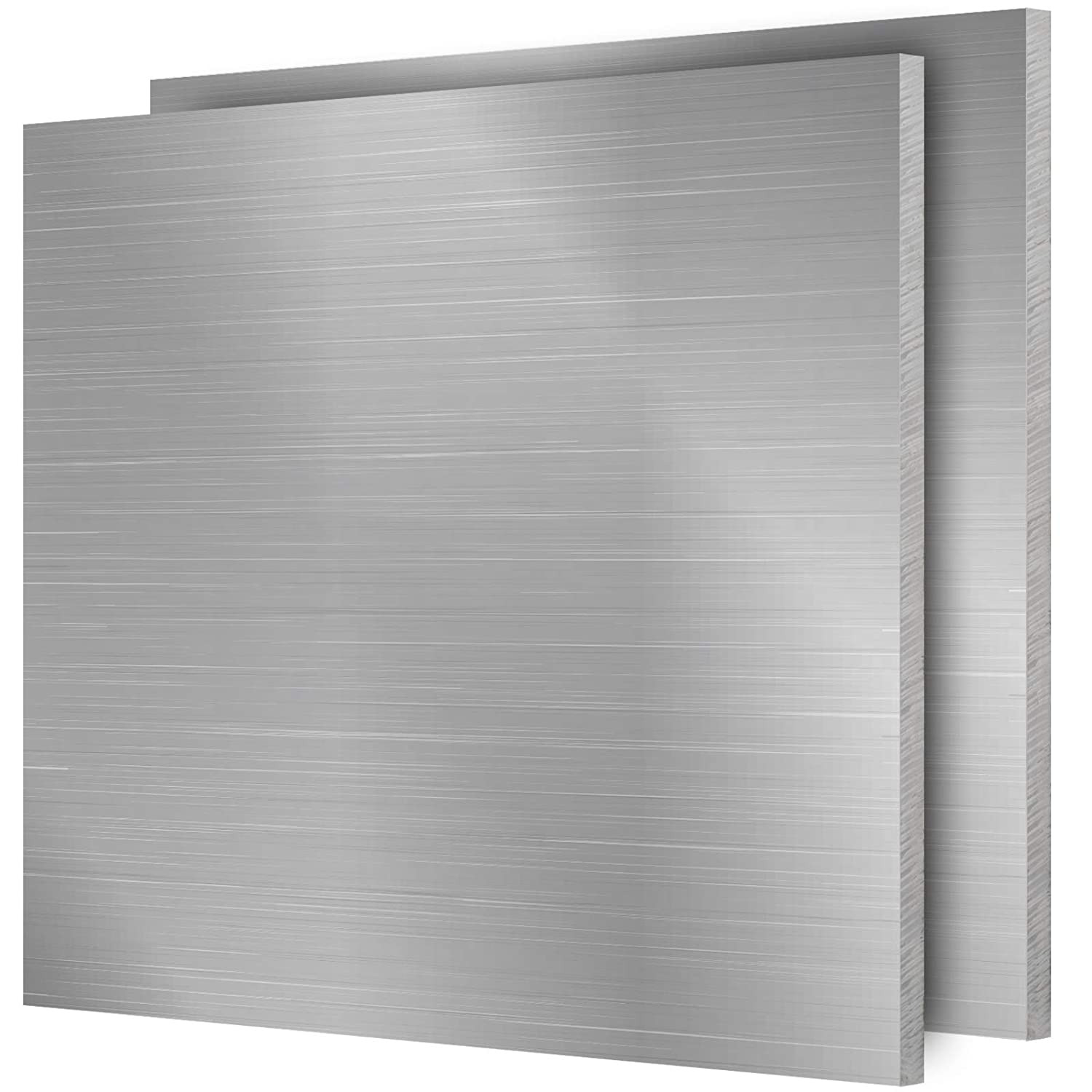 2 Pack 6061 Aluminum Sheet 12 X 12 X 1/4 Inches Sturdy & Durable Aluminum Plate
