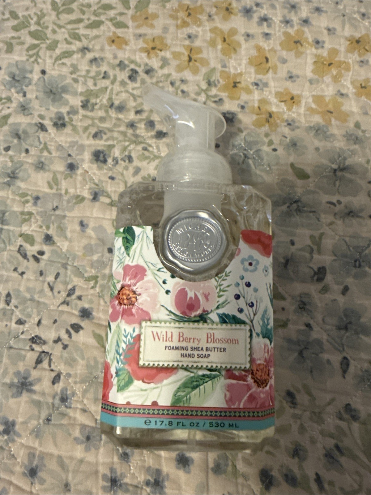 Michel Design Works SHEA BUTTER FOAMING HAND SOAP Wild Berry Blossom 17.8 Oz