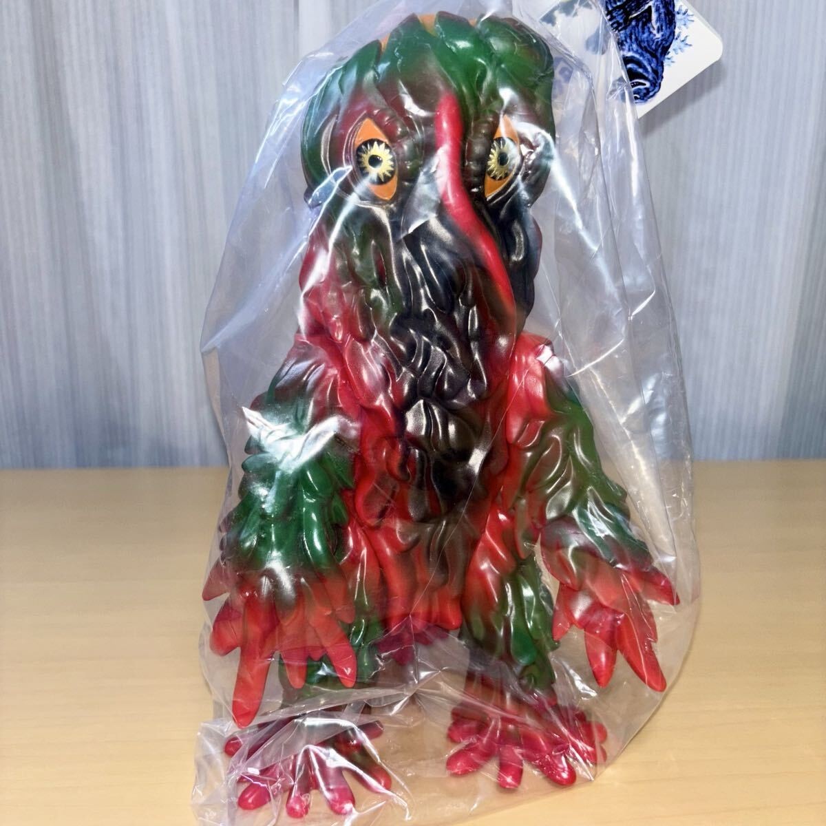 Marusan Hedorah 350 Red Green Sofubi Vinyl Figure Kaiju Godzilla Japan