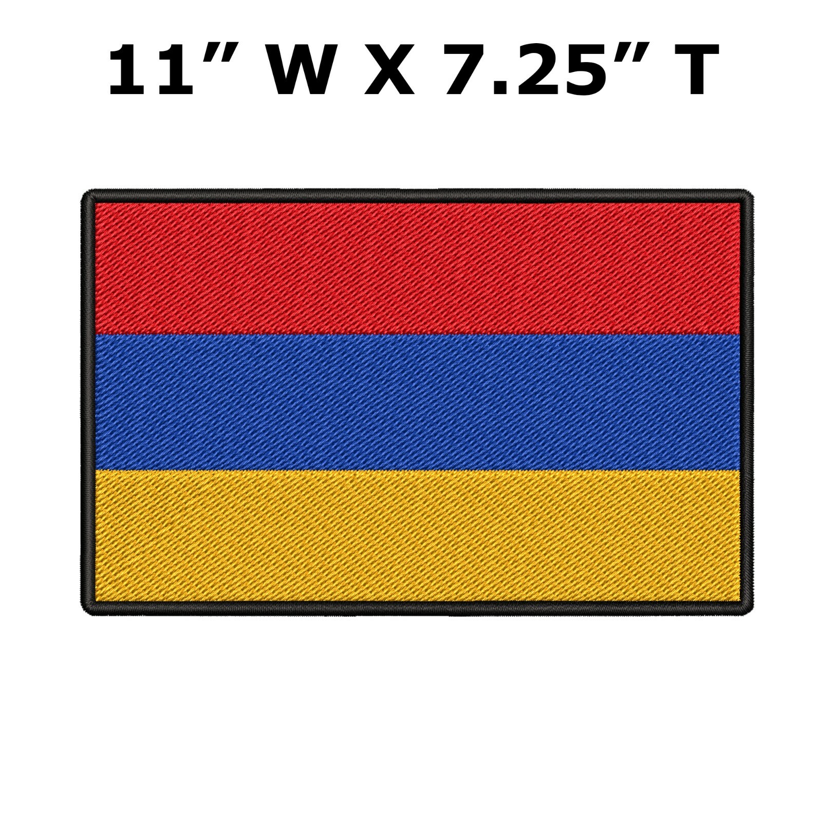 ARMENIA FLAG embroidered iron-on PATCH ARMENIAN EMBLEM applique