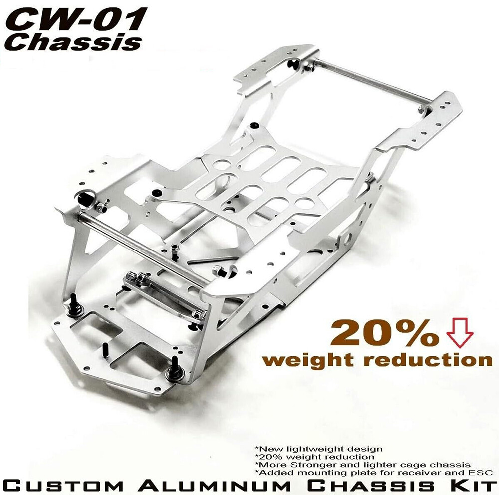 Aluminum Chassis Kit Für Tamiya CW-01 Lunch Box Unimog 406 Midnight Pumpkin