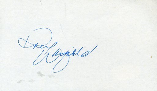 Paul Warfield Signed Jsa Cert Sticker 3x5 Index Card Authentic Autograph