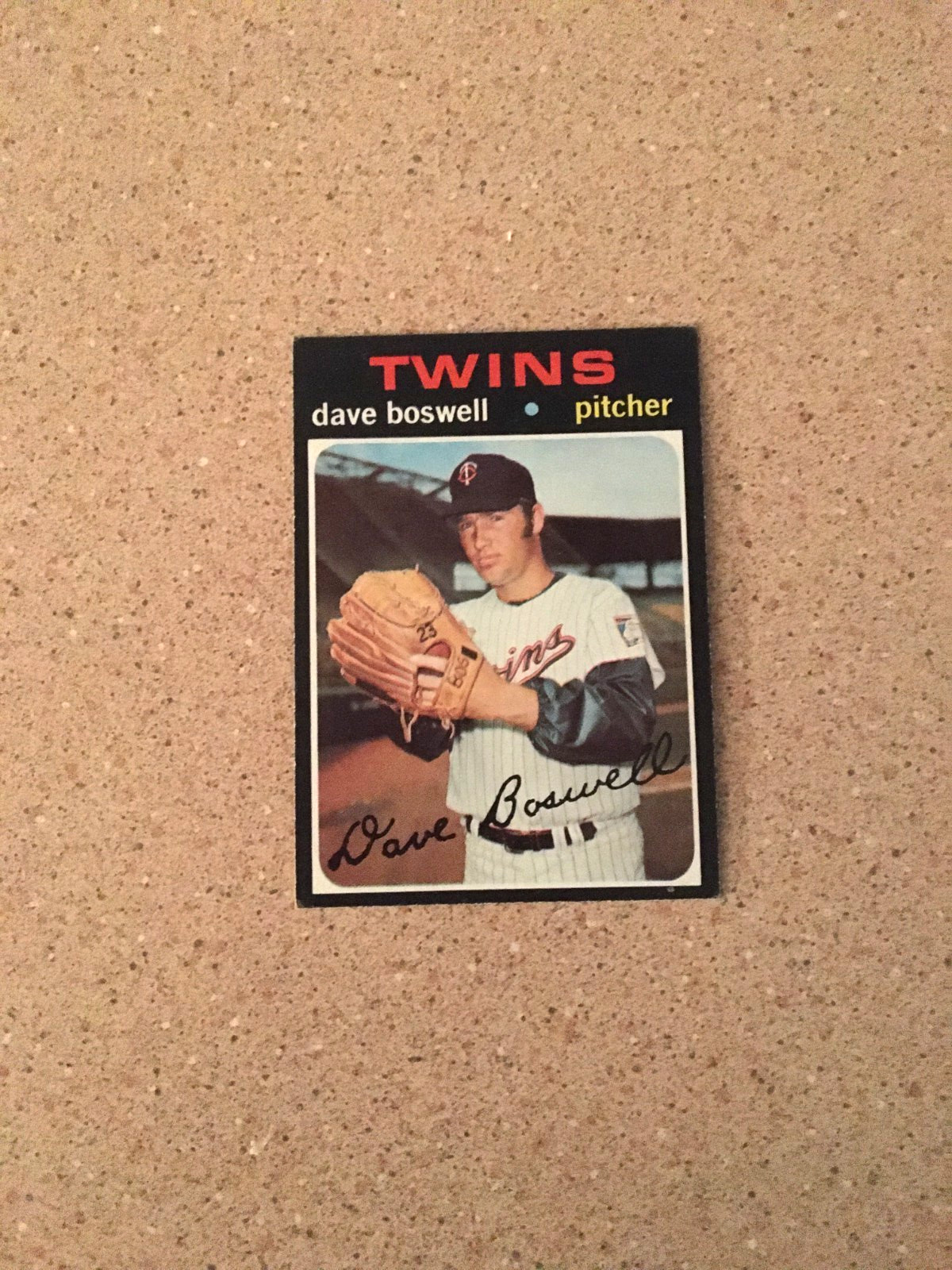 VINTAGE 1971 TOPPS DAVE BOSWELL #675 EX+  OLD MINNESOTA TIWNS