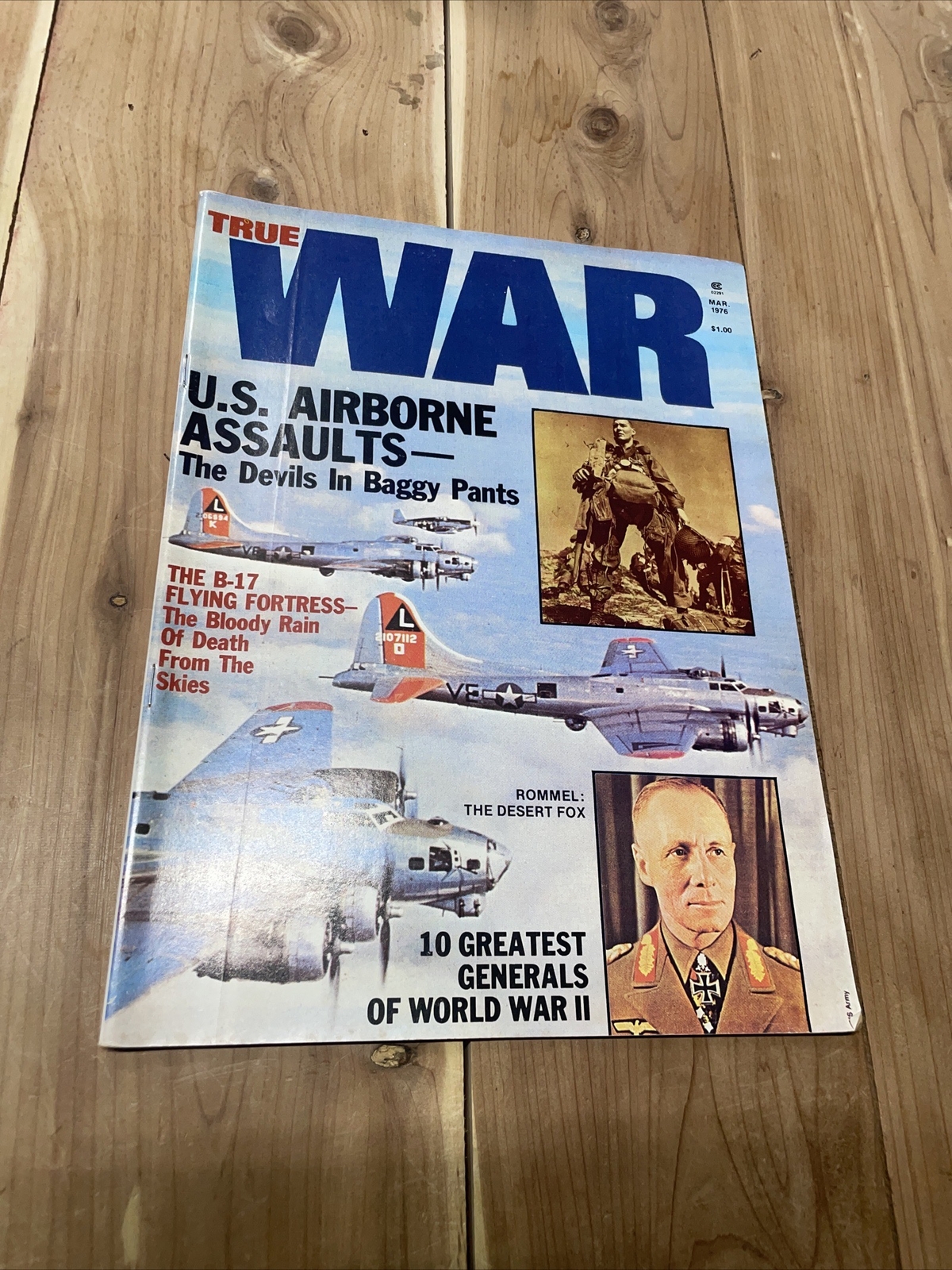 VTG True War Magazine March 1976 U.S. Airborne Assaults The Devils No Label