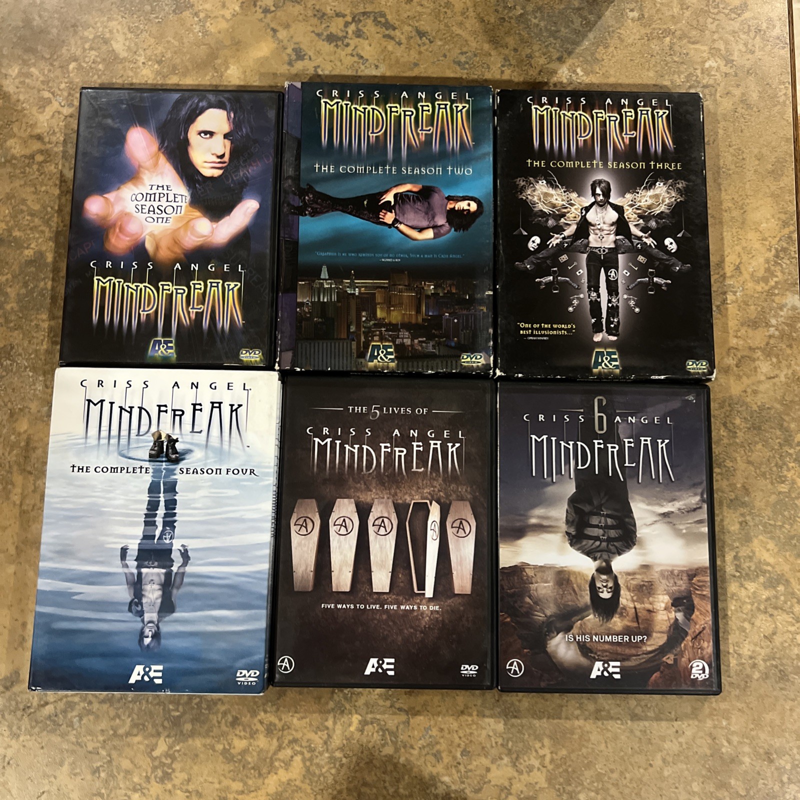 Criss Angel Mindfreak Complete Series Collection Seasons 1-6 DVD Boxset