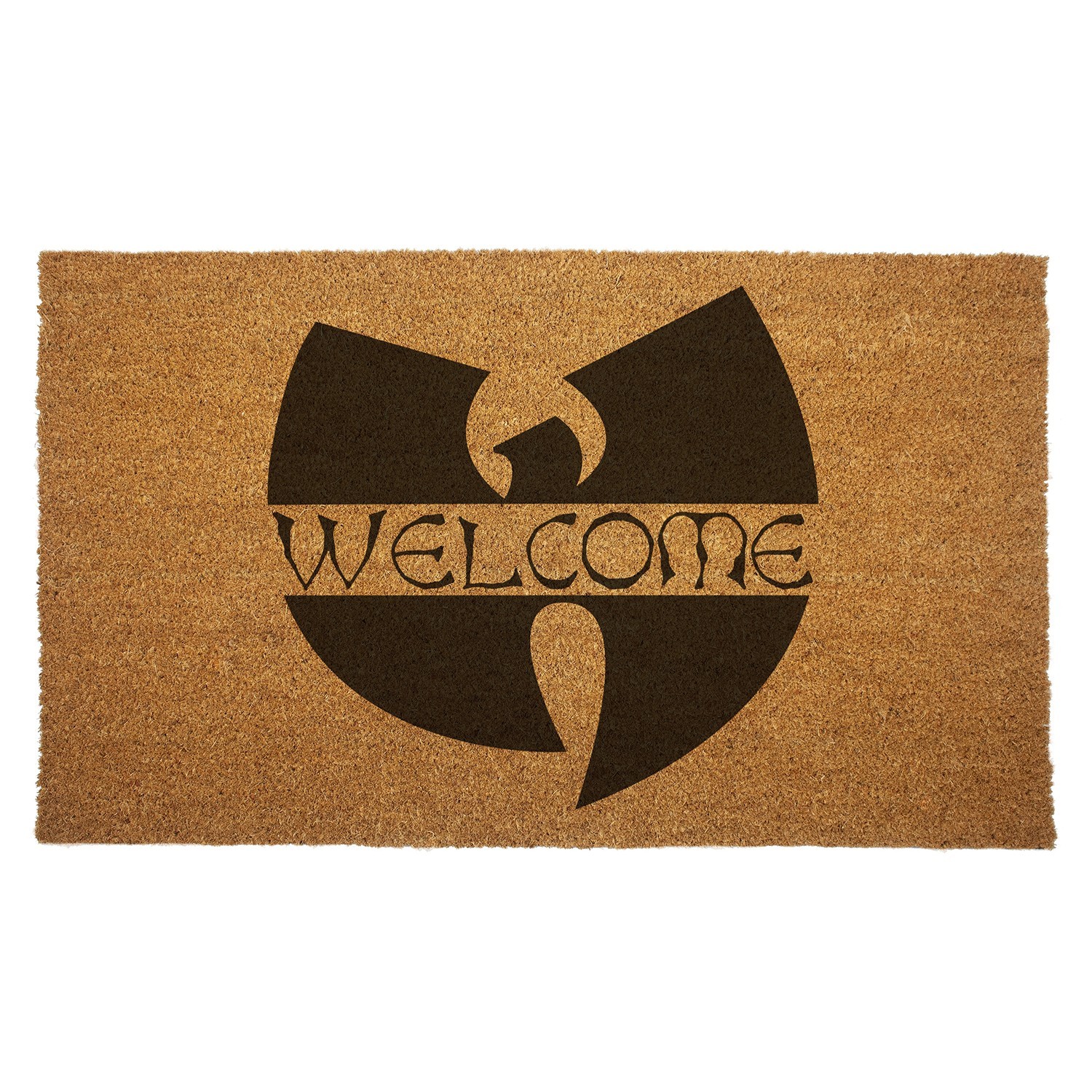 Wu-Tang Clan Welcome Doormat - Natural Coir Hip Hop Mat 30x18 Wu-Tang Clan Welcome Doormat - Natural Coir Hip Hop Mat 30x18