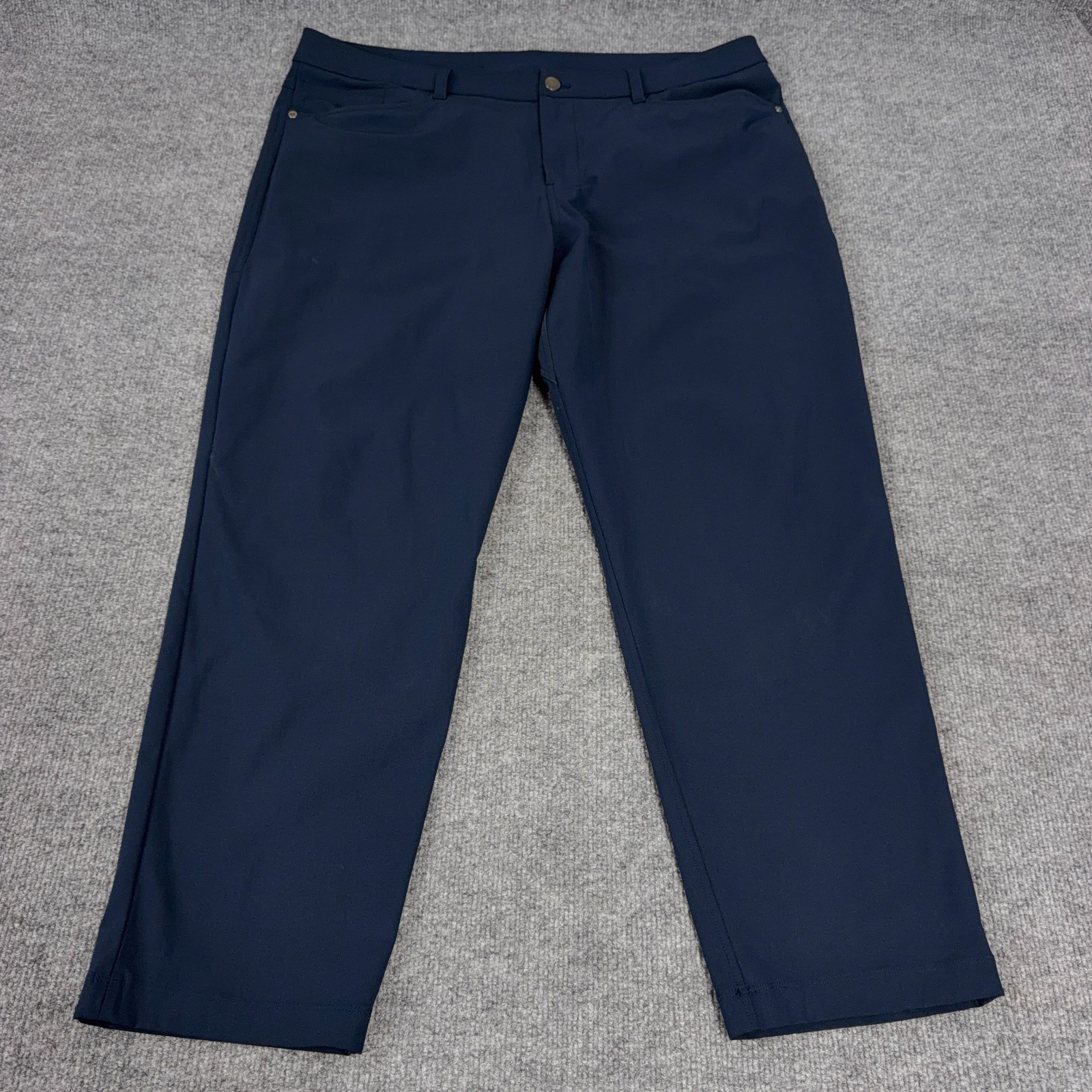 Lululemon Pants Men 38x28 Navy Blue ABC Classic Fit Warpstreme Tech Chino Golf Lululemon Pants Men 38x28 Navy Blue ABC Classic Fit Warpstreme Tech Chino Golf