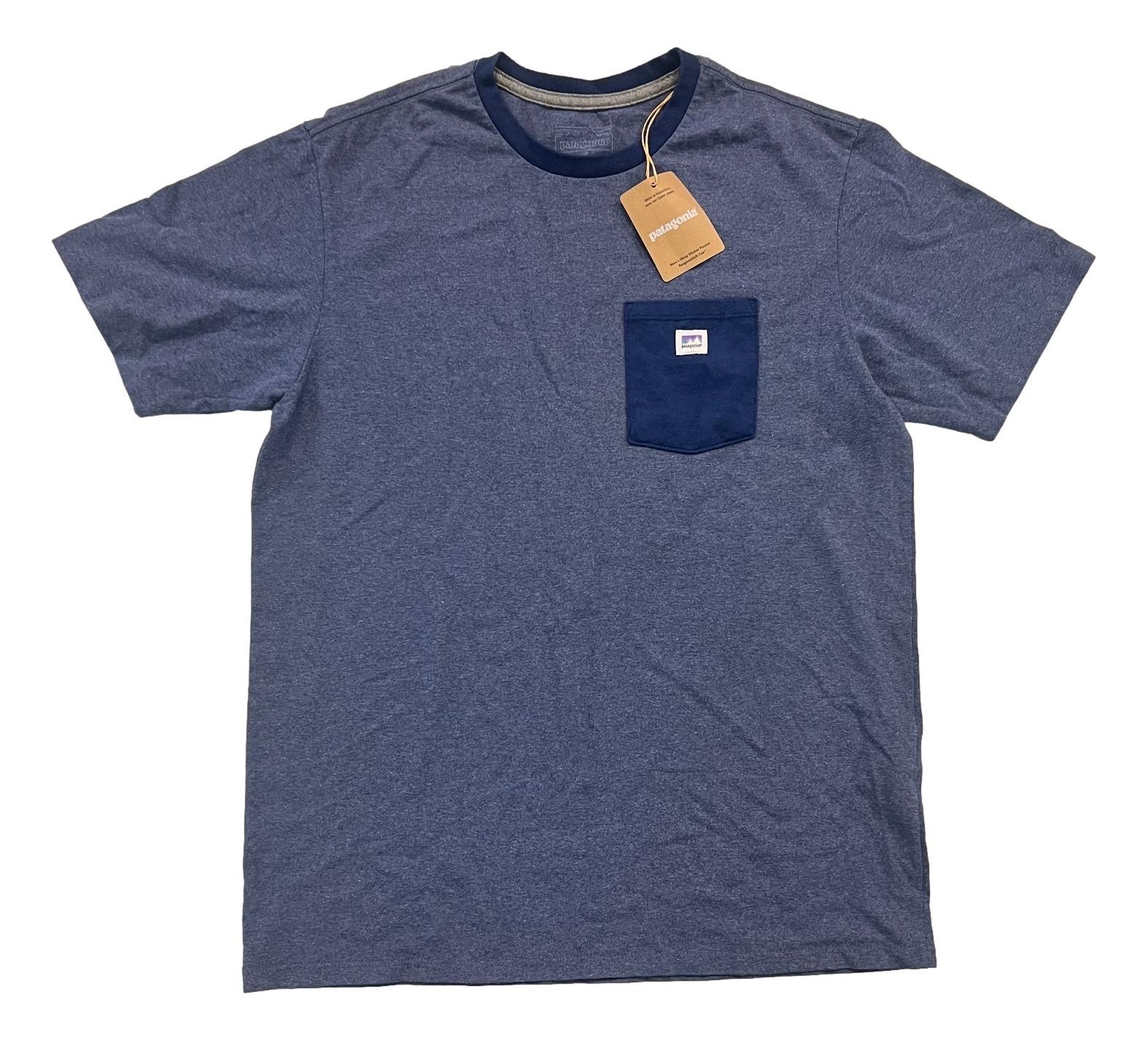 Patagonia Men\'s Shop Sticker Pocket Responsibili-Tee T-Shirt 37837 Patagonia Men\'s Shop Sticker Pocket Responsibili-Tee T-Shirt 37837