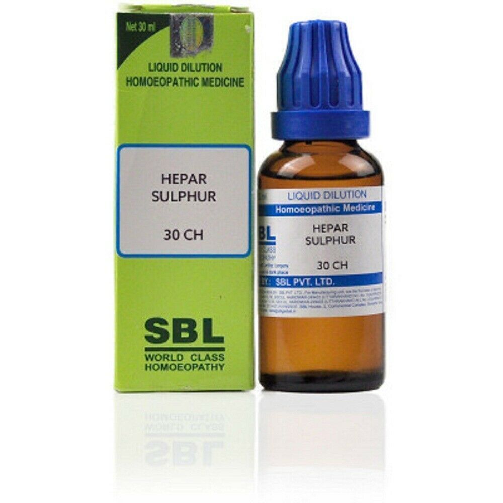 SBL Homeopathy Sulphur (30 ML / 100 ML) (Select Potency) SBL Homeopathy Sulphur (30 ML / 100 ML) (Select Potency)
