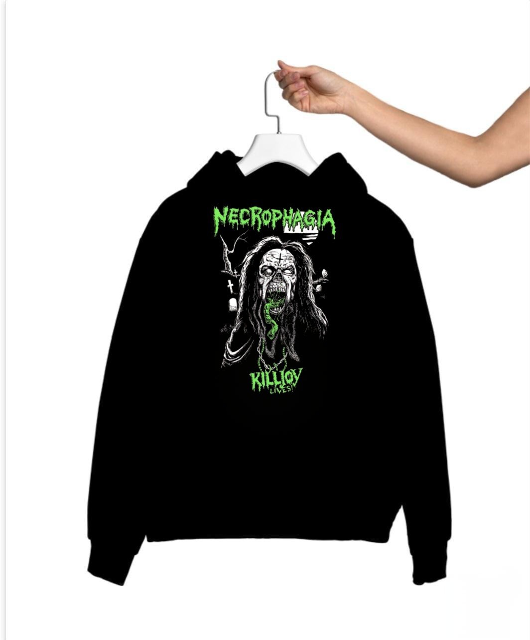 Collection Necrophagia Band Album GraphicUnisex Sweatshirt Hoodie S M L XL 234XL