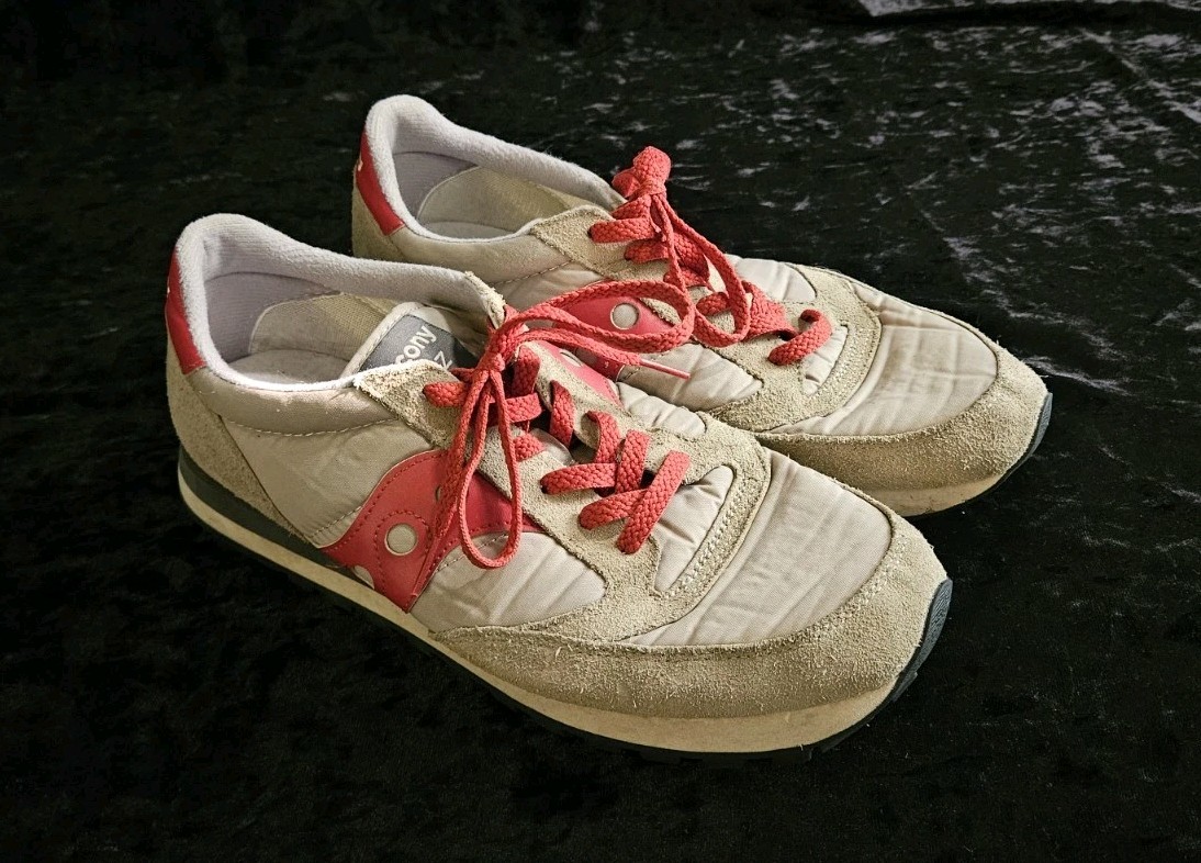 Men\'s Size 11 Saucony Jazz Original Dove/Red Men\'s Size 11 Saucony Jazz Original Dove/Red