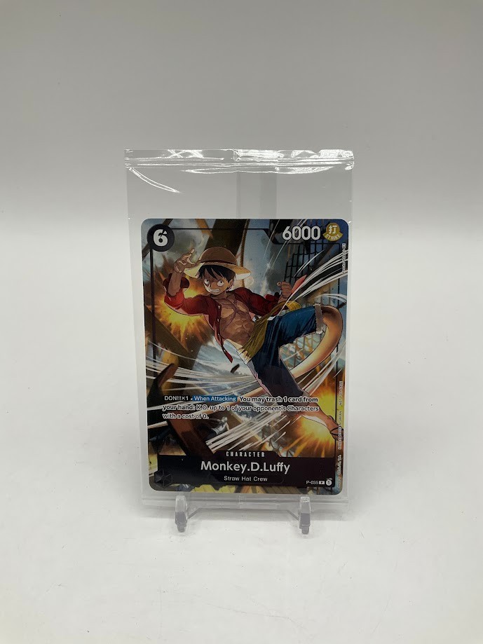 Monkey D Luffy One Piece Card Game P-035 Sealed