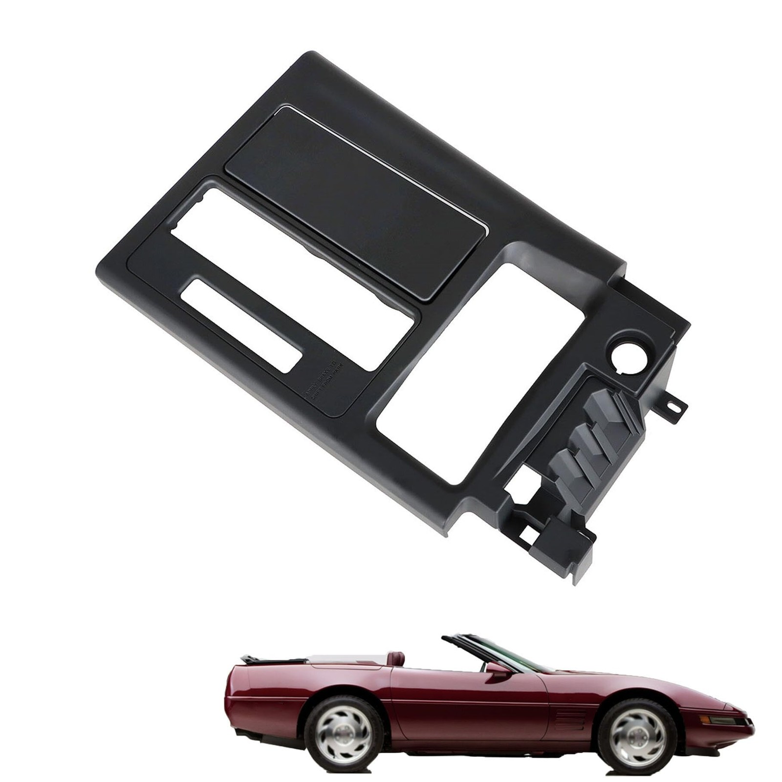Automatic Shift Plate Console Panel for Corvette C4 1994-1996 Black 10265546