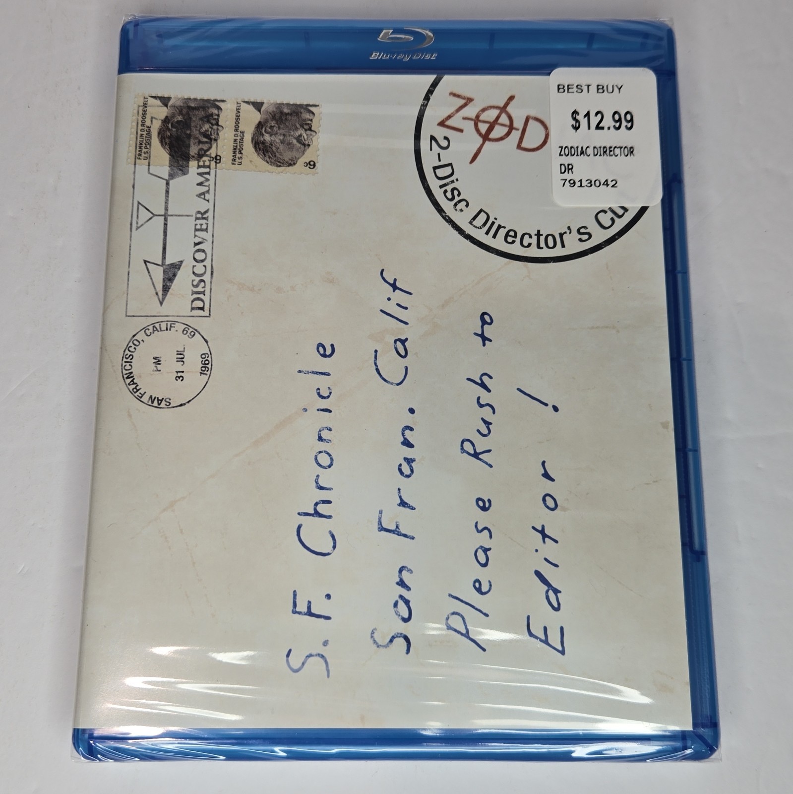 New Sealed 2007 Zodiac Director's Cut Blu-Ray 2-Disc Set Robert Downey Jr New Sealed 2007 Zodiac Director's Cut Blu-Ray 2-Disc Set Robert Downey Jr