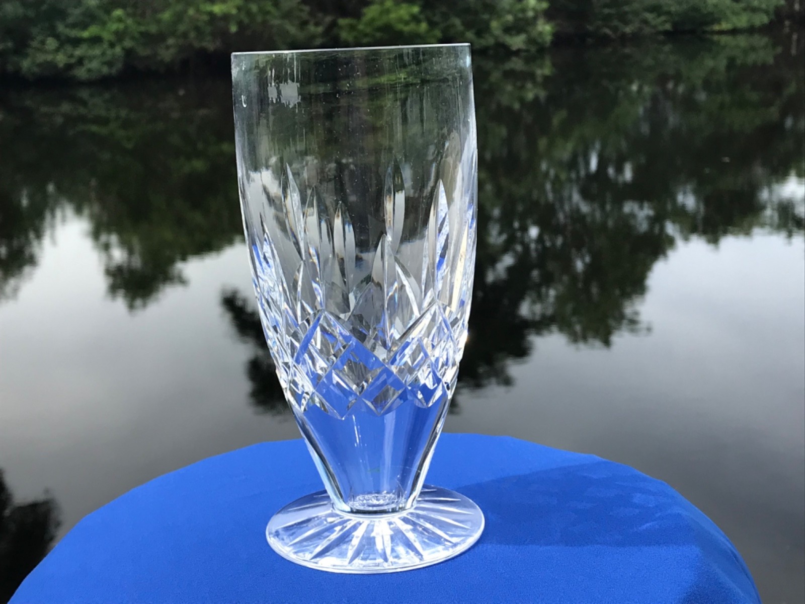 Vintage Waterford Crystal Lismore Footed Iced Tea Glass