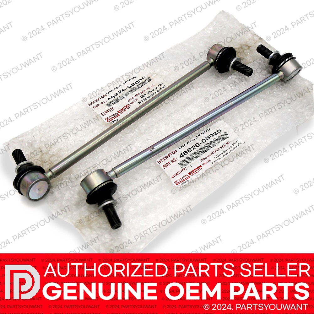 GENUINE Toyota 2011-2020 Sienna OEM Front Sway Bar Link 48820-08030 L+R SET OF 2