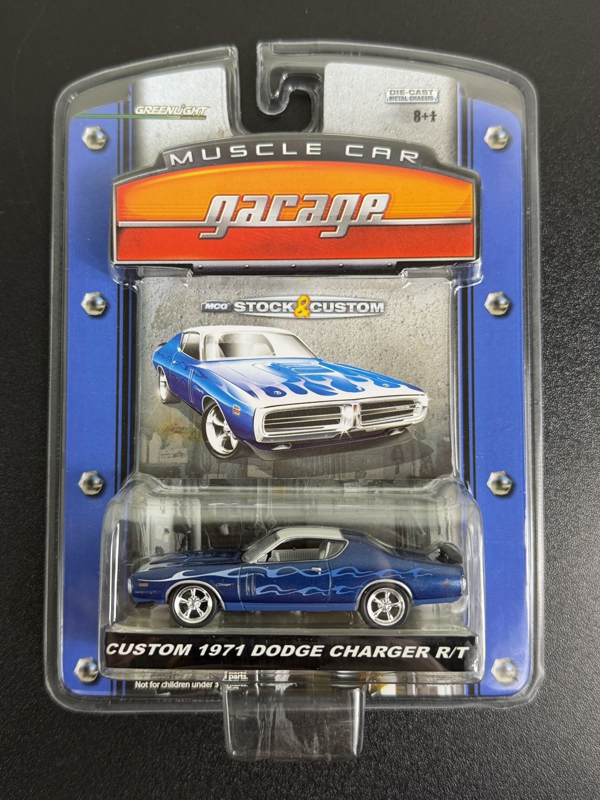 Greenlight: Muscle Car Garage: 71\' Custom Dodge Charger R/T 1:64 1971 Series 3 Greenlight: Muscle Car Garage: 71\' Custom Dodge Charger R/T 1:64 1971 Series 3
