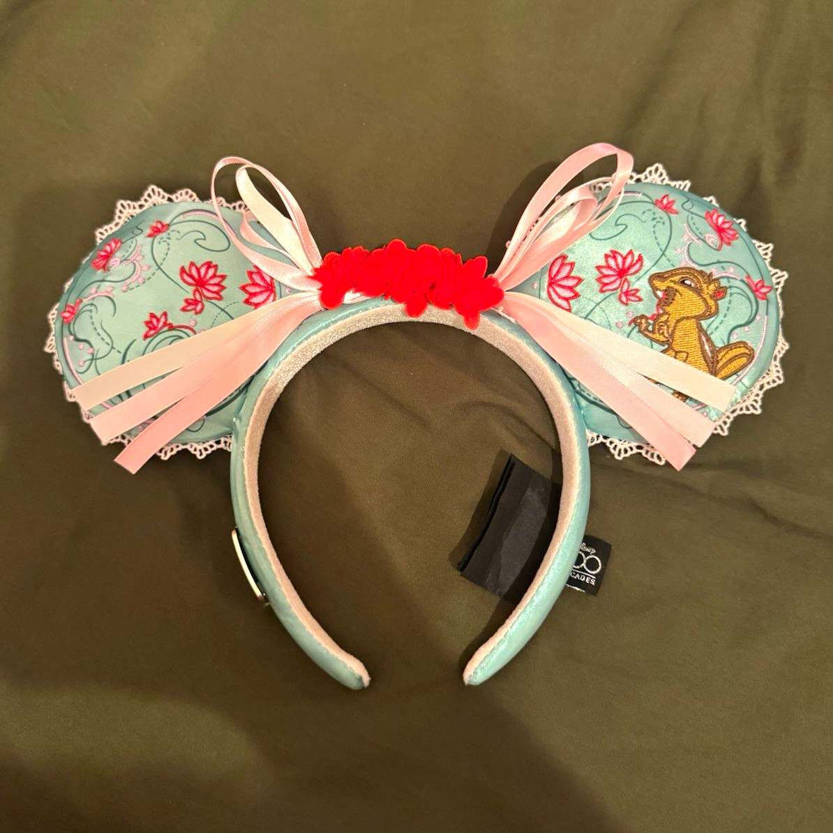 Disney 100 Enchanted Giselle Mickey Ears- Rare- worn once Disney 100 Enchanted Giselle Mickey Ears- Rare- worn once