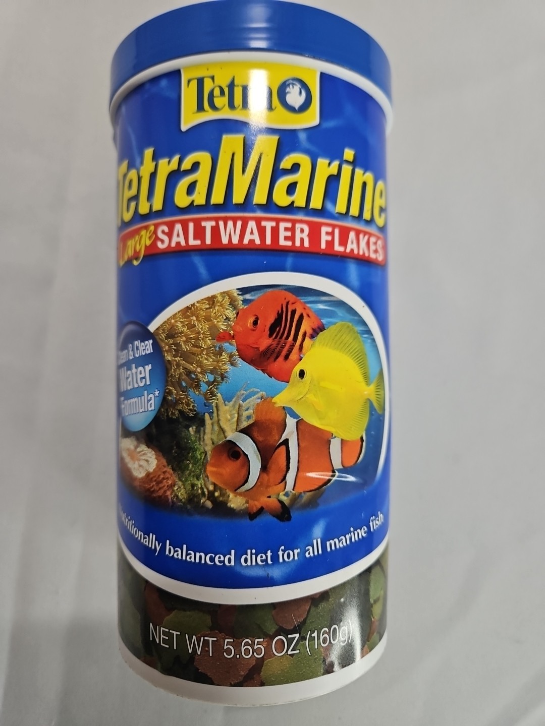 New Tetra Marine Large Saltwater Flakes Exp 10/26 Fish Food 5.65 Oz New Tetra Marine Large Saltwater Flakes Exp 10/26 Fish Food 5.65 Oz