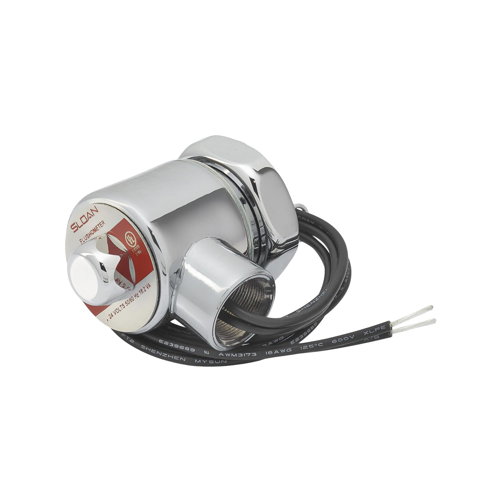 Sloan EL-124-2 24V Electronic Solenoid Assembly Chrome Flush Valve Repair Part Sloan EL-124-2 24V Electronic Solenoid Assembly Chrome Flush Valve Repair Part