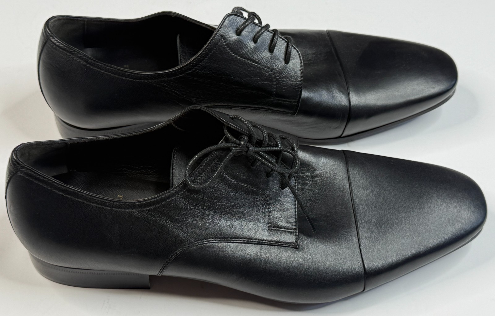 Bruno Magli Martico 10 Men\'s Black Leather Dress Shoes Made In Italy Size 10.5 W Bruno Magli Martico 10 Men\'s Black Leather Dress Shoes Made In Italy Size 10.5 W