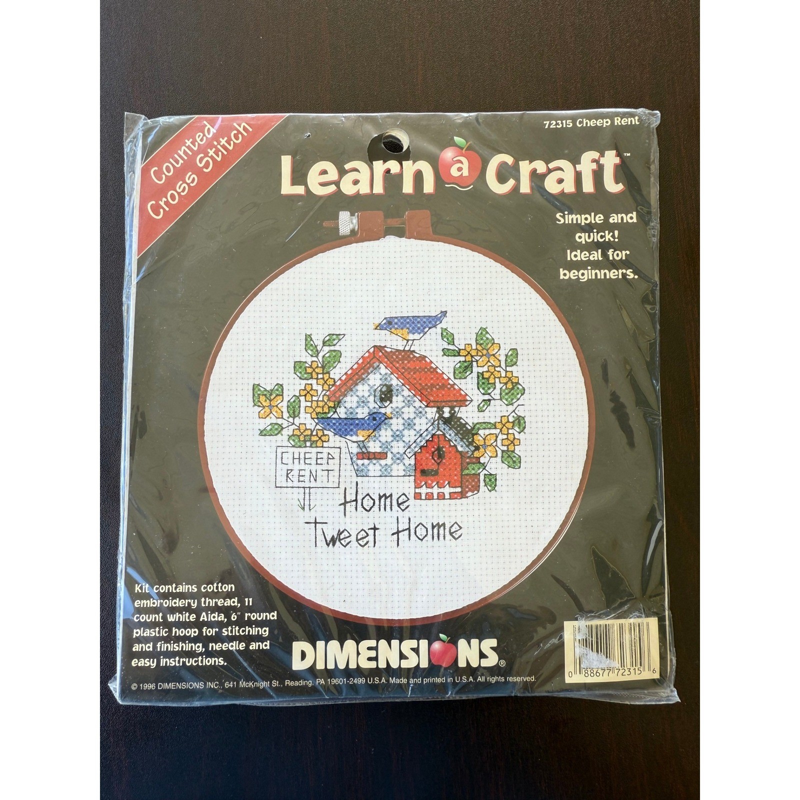 Dimensions Counted Cross Stitch Kit Unisex 6\