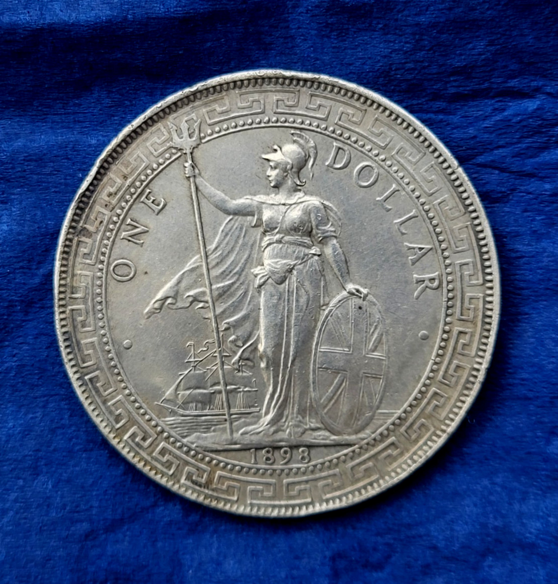 1898 B British Trade Dollar (Bombay mint) Higher Grade