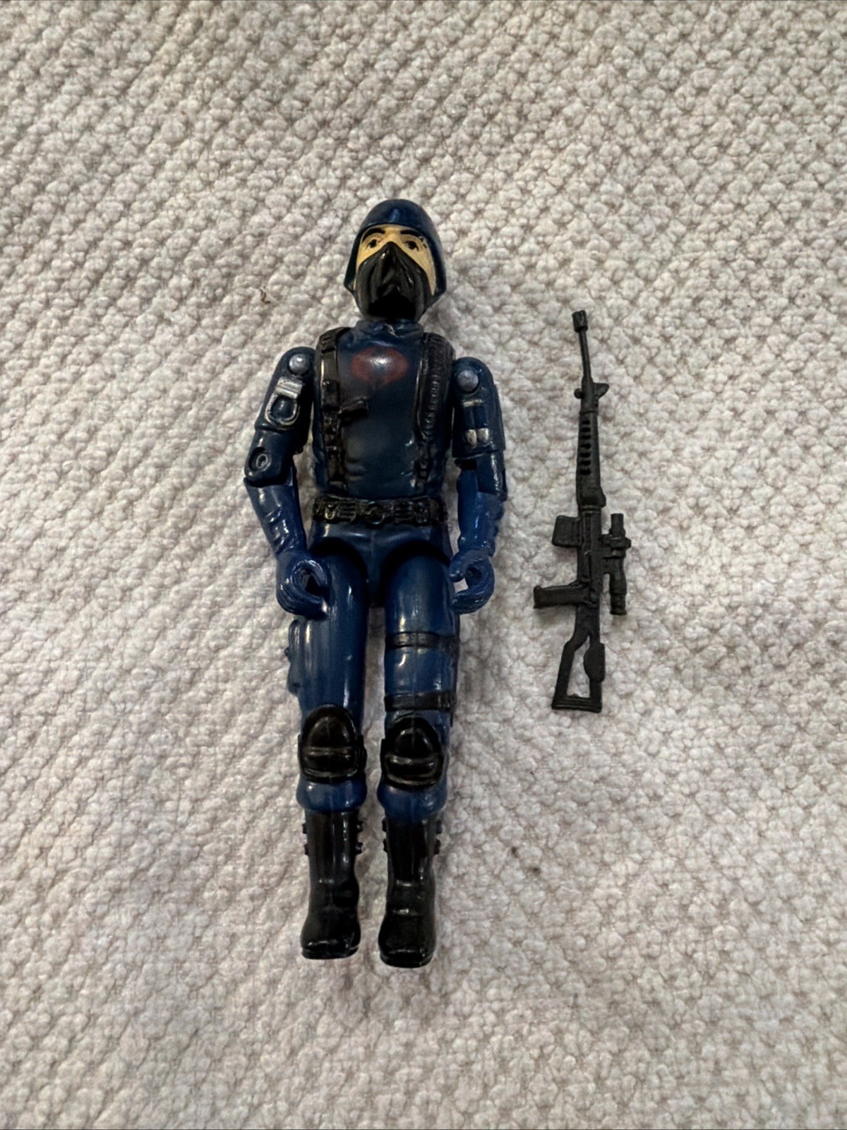 Vintage Hasbro 82-83 Cobra Officer V1.5 Swivel Arm Action Figure 