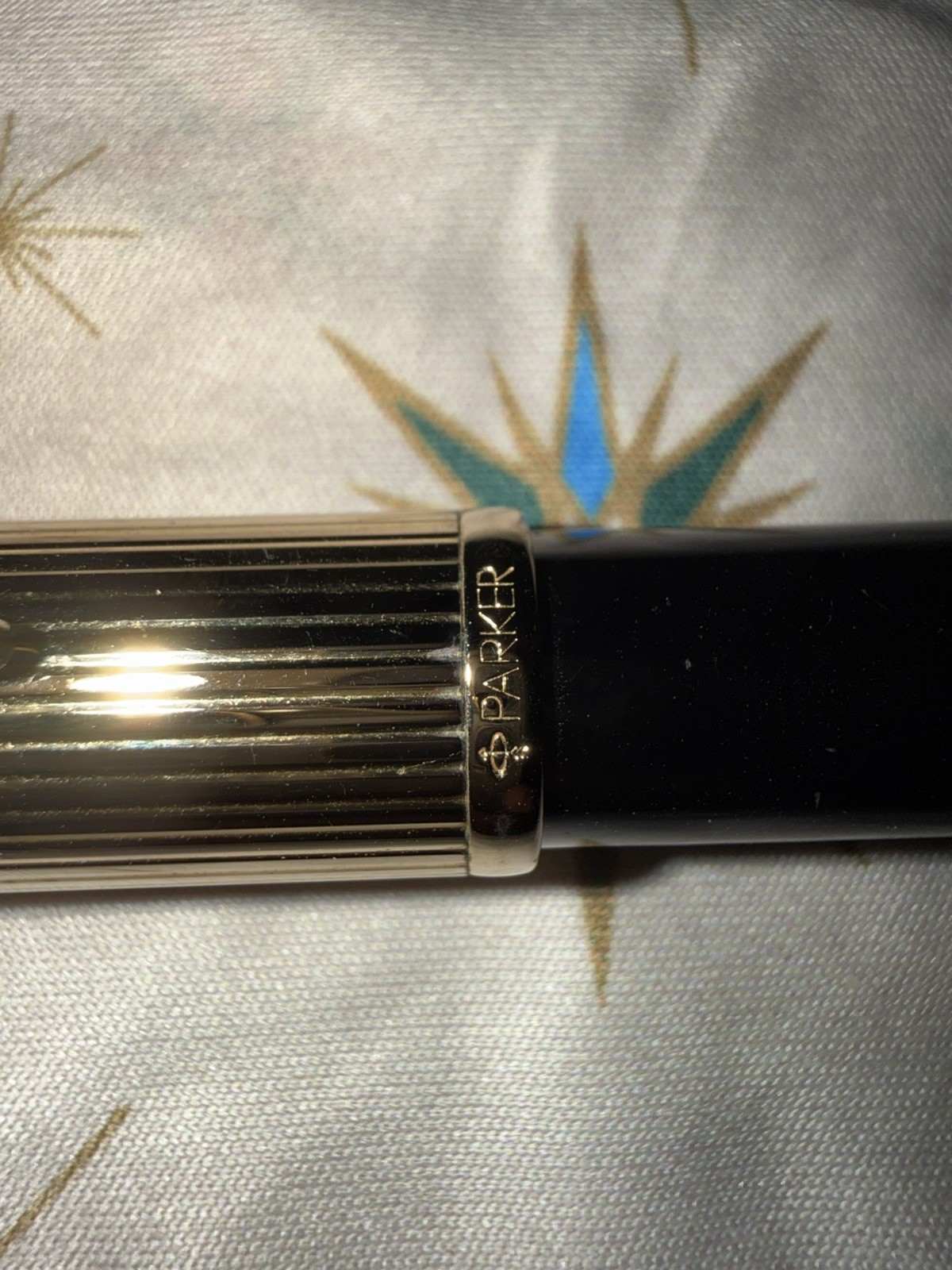 Vintage 1997 Parker Insignia Custom Pen Dimonite G 14k Gold Plated Cap USA IIP Vintage 1997 Parker Insignia Custom Pen Dimonite G 14k Gold Plated Cap USA IIP