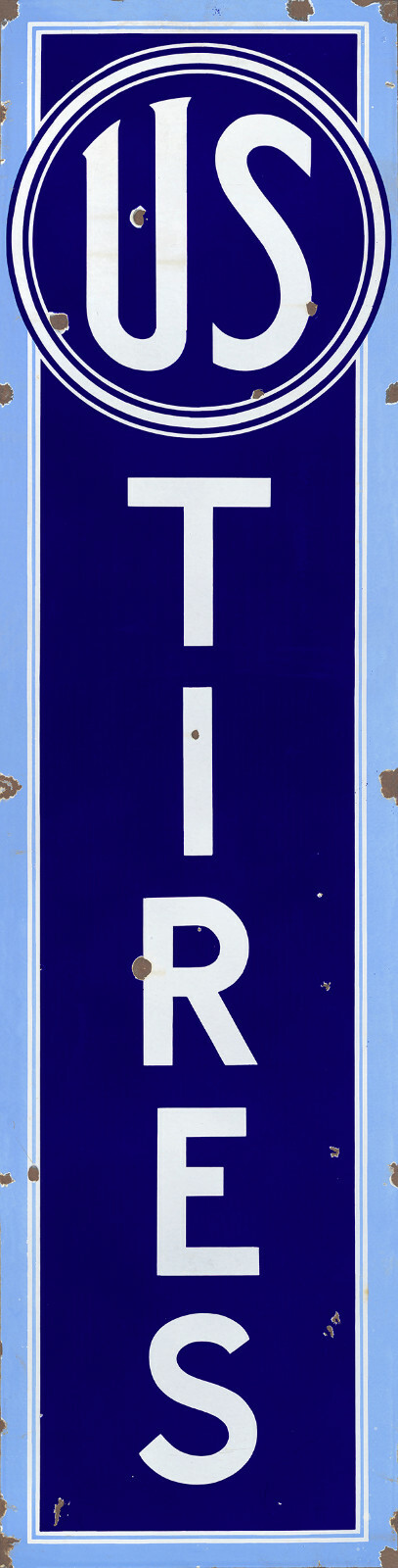 US TIRES ADVERTISING SIGN US TIRES ADVERTISING SIGN