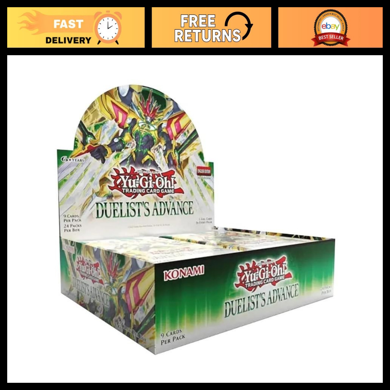 Yu-Gi-Oh Duelist\'s Advance 1st Edition Booster Box - Rare Trading Card Game Set