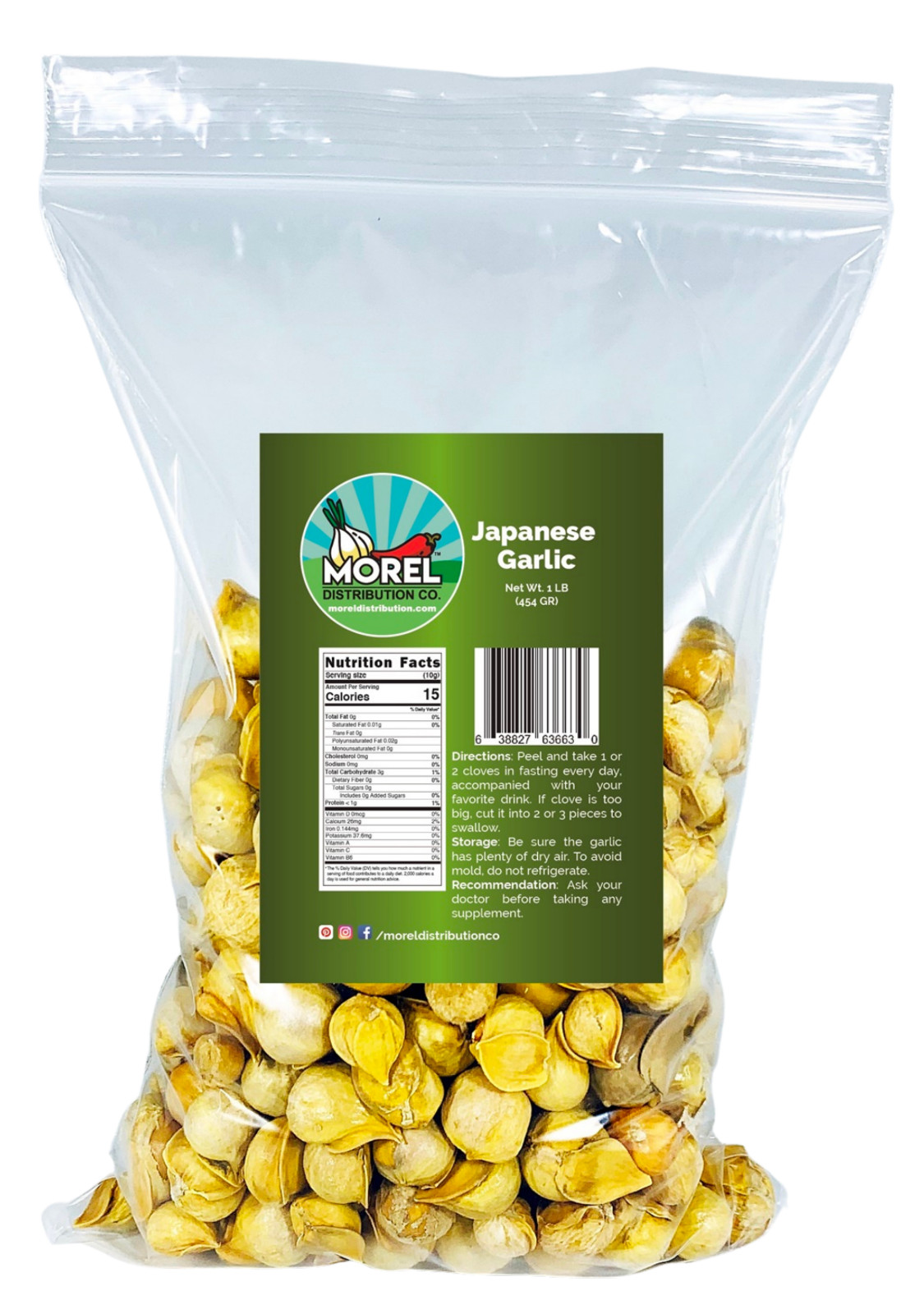AJO JAPONES (JAPANESE GARLIC) // WEIGHTS: 1 LB,2 LBS, 5 LBS 10 LBS, & 20 LBS 