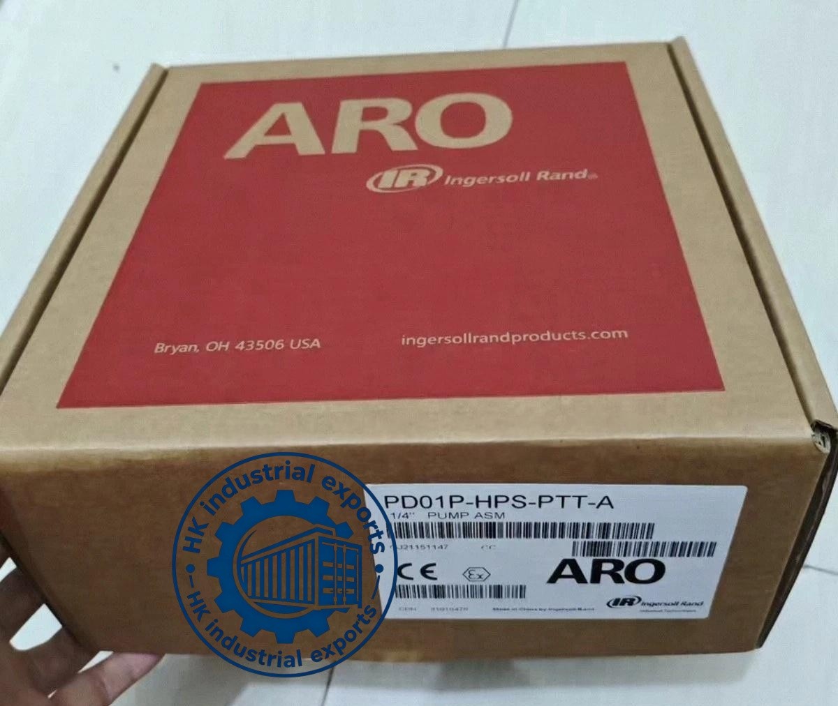 1PCS Brand New ARO PD01P-HPS-PTT-A Double Diaphragm Pump Fast shipment