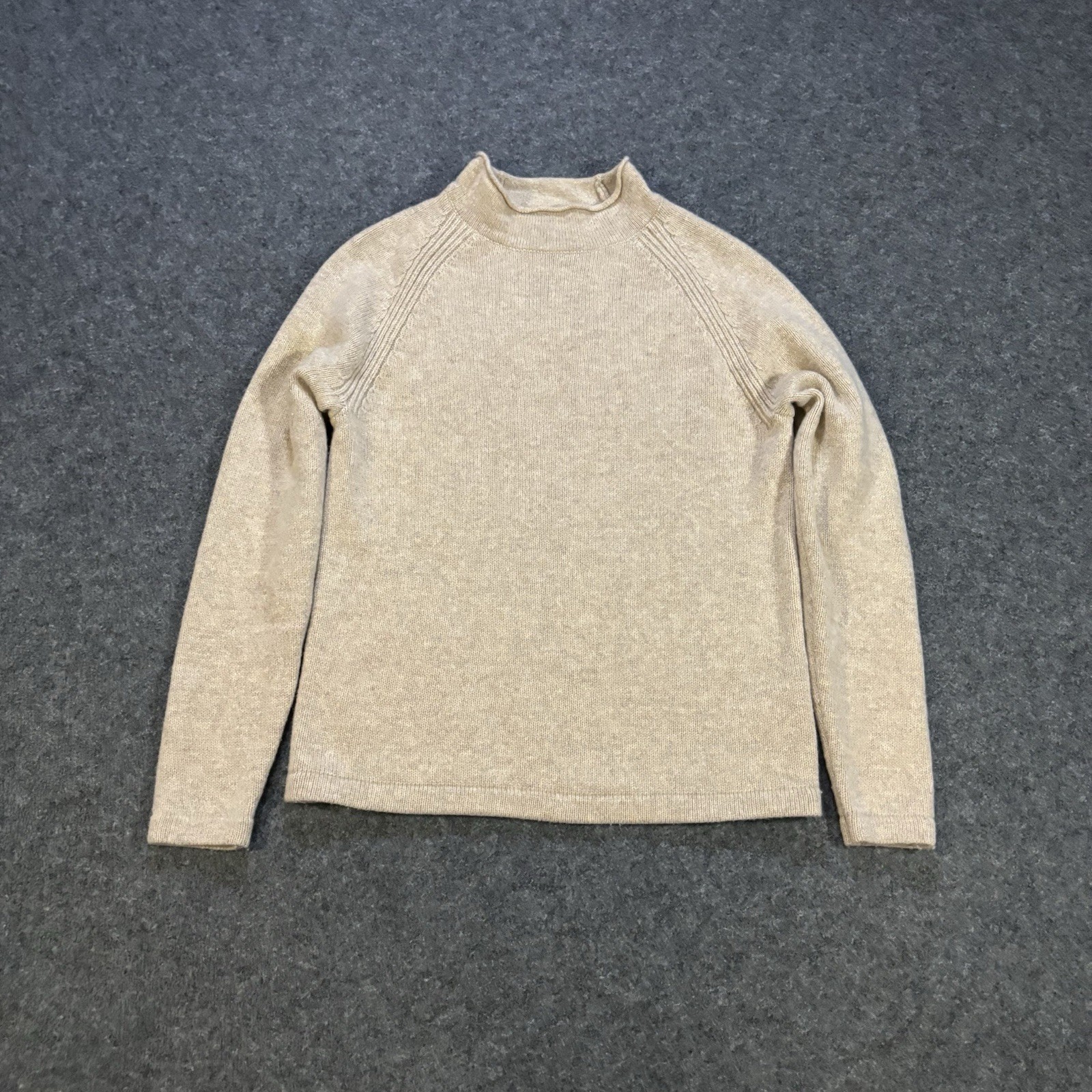 J Crew 1988 Roll Neck Sweater Women\'s Size Medium Fisherman Merino Wool Blend J Crew 1988 Roll Neck Sweater Women\'s Size Medium Fisherman Merino Wool Blend