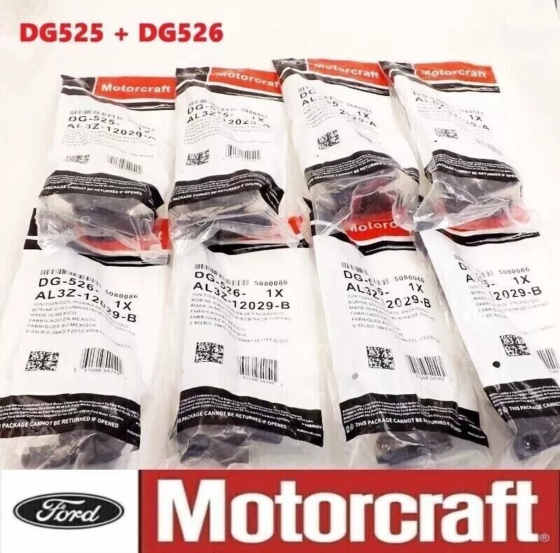 8X Ignition Coils DG525 DG526 For 10-17 Motorcraft. Ford F250 F350 AL3Z-12029-A 8X Ignition Coils DG525 DG526 For 10-17 Motorcraft. Ford F250 F350 AL3Z-12029-A