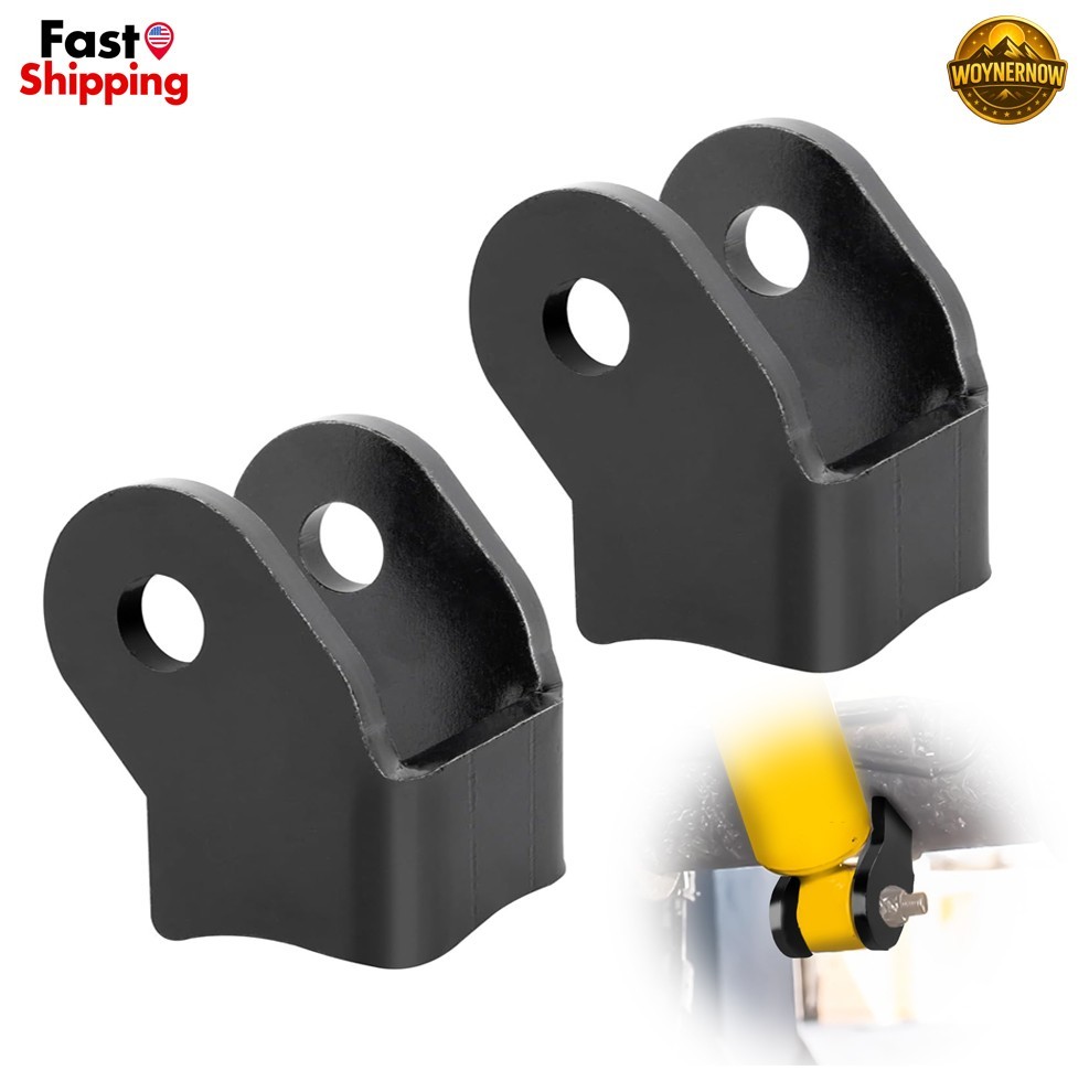 Trailer Shock Mount Brackets Weld On Heavy Duty Steel Off Road Suspension Tabs