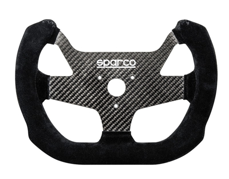 SPARCO For F10C Carbon Suede Black Steering Wheel With Leather Grip