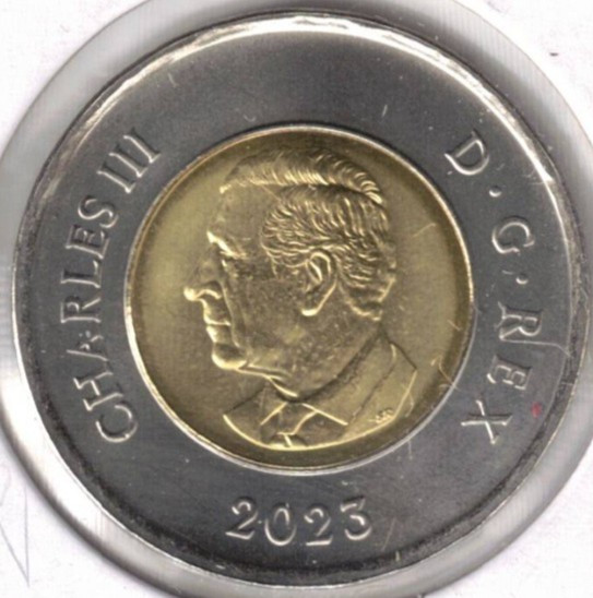 2023 Canadian Brilliant Uncirculated KCIII & Polar Bear Two Dollar