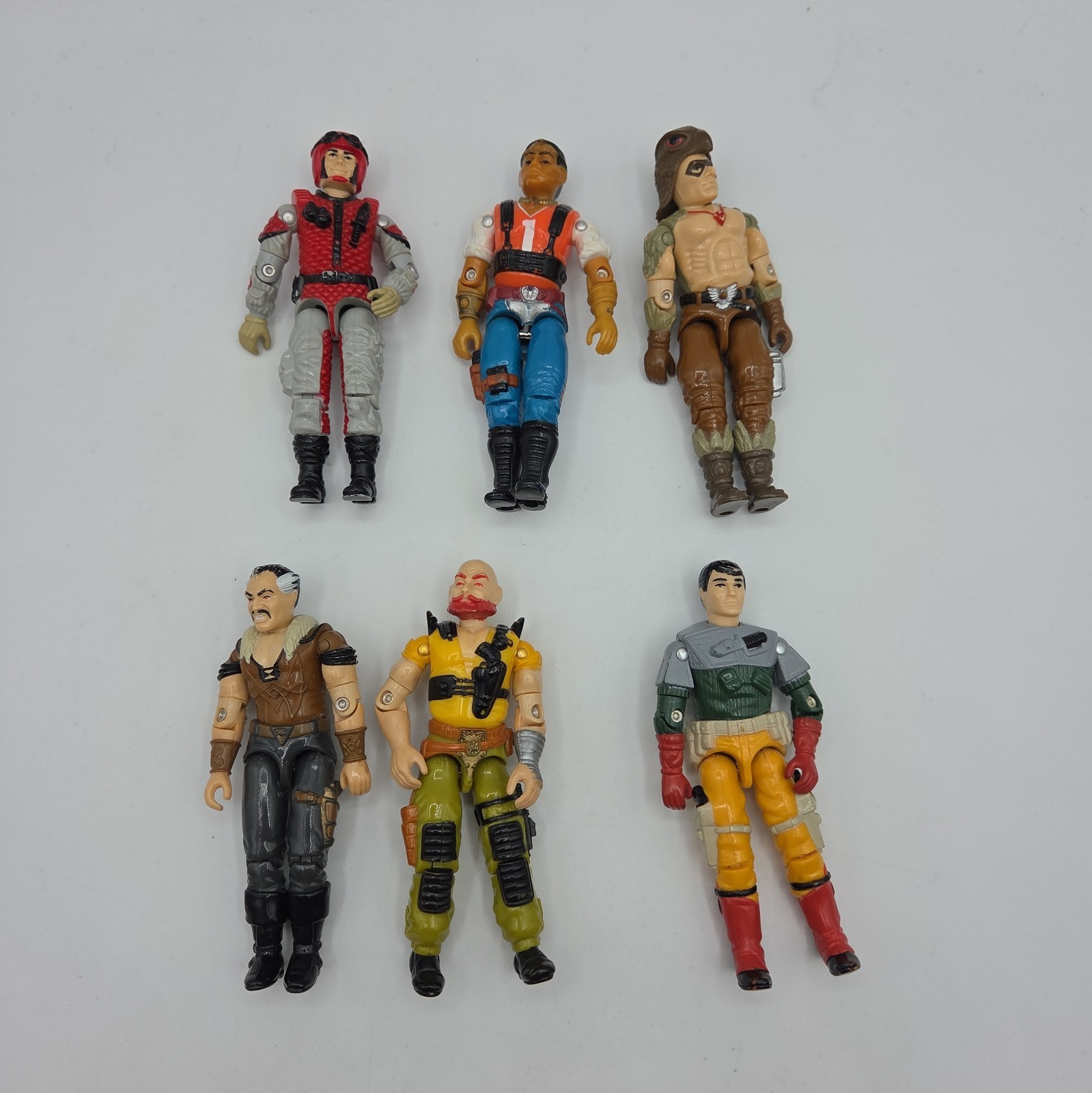 Vintage G.I. Joe ARAH Action Figures Lot of 6 Hasbro 3.75\