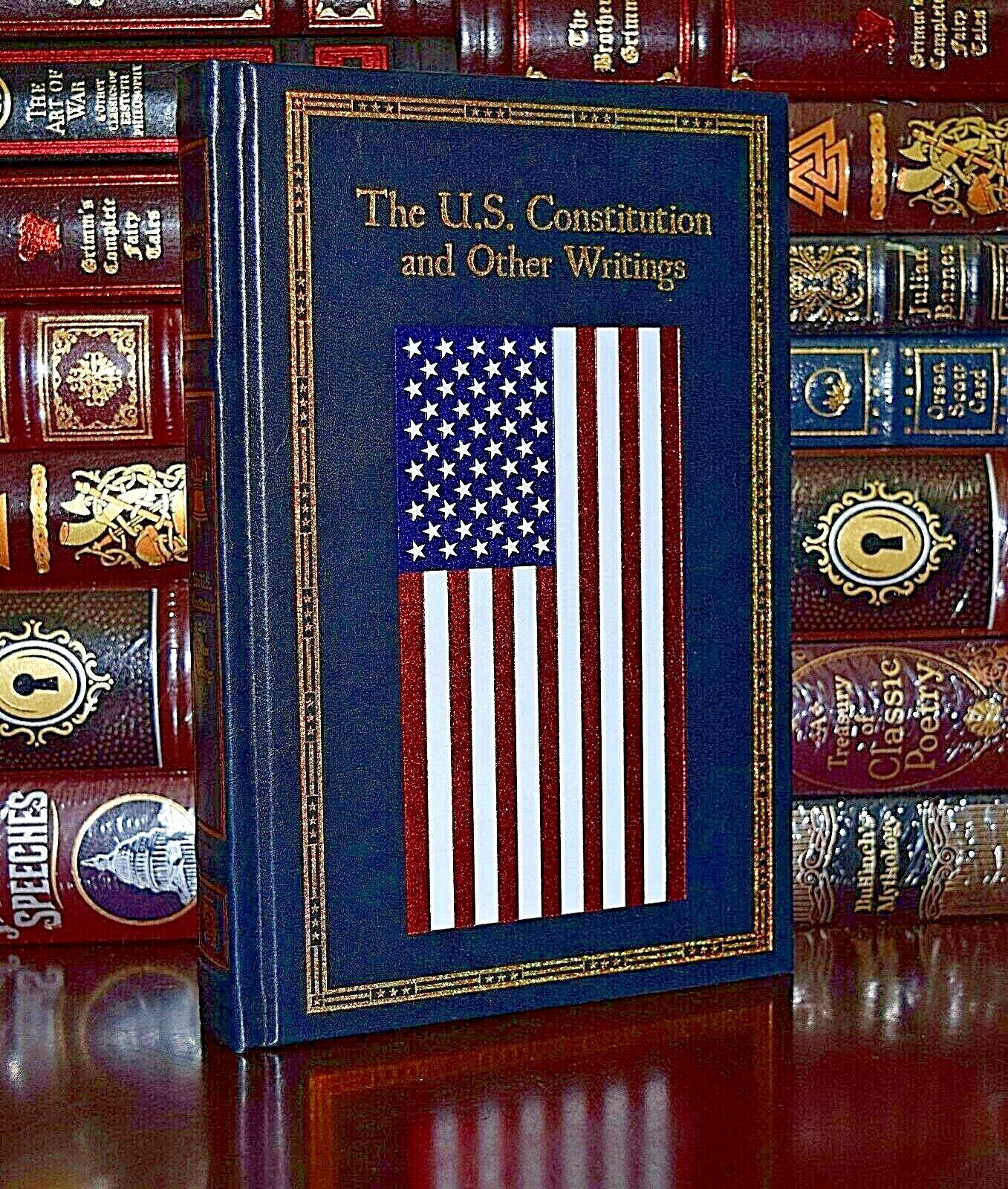 NEW U.S. Constitution Writings Federalist Papers Leather Bound Collectible