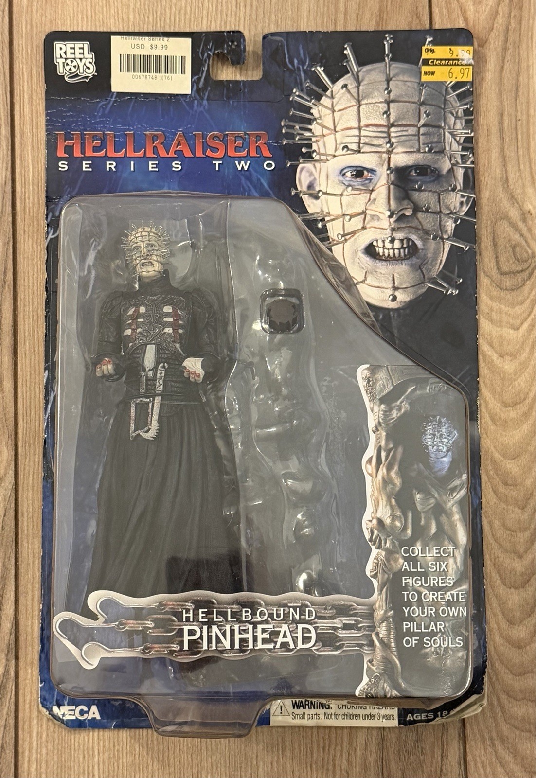 NECA Hellraiser Hellbound Pinhead Action Figure Boxed Horror Brand New Vintage