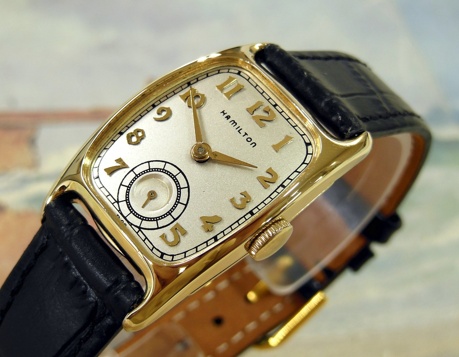1946 Vintage HAMILTON BOULTON, Stunning SILVER Dial, Serviced & Warranty