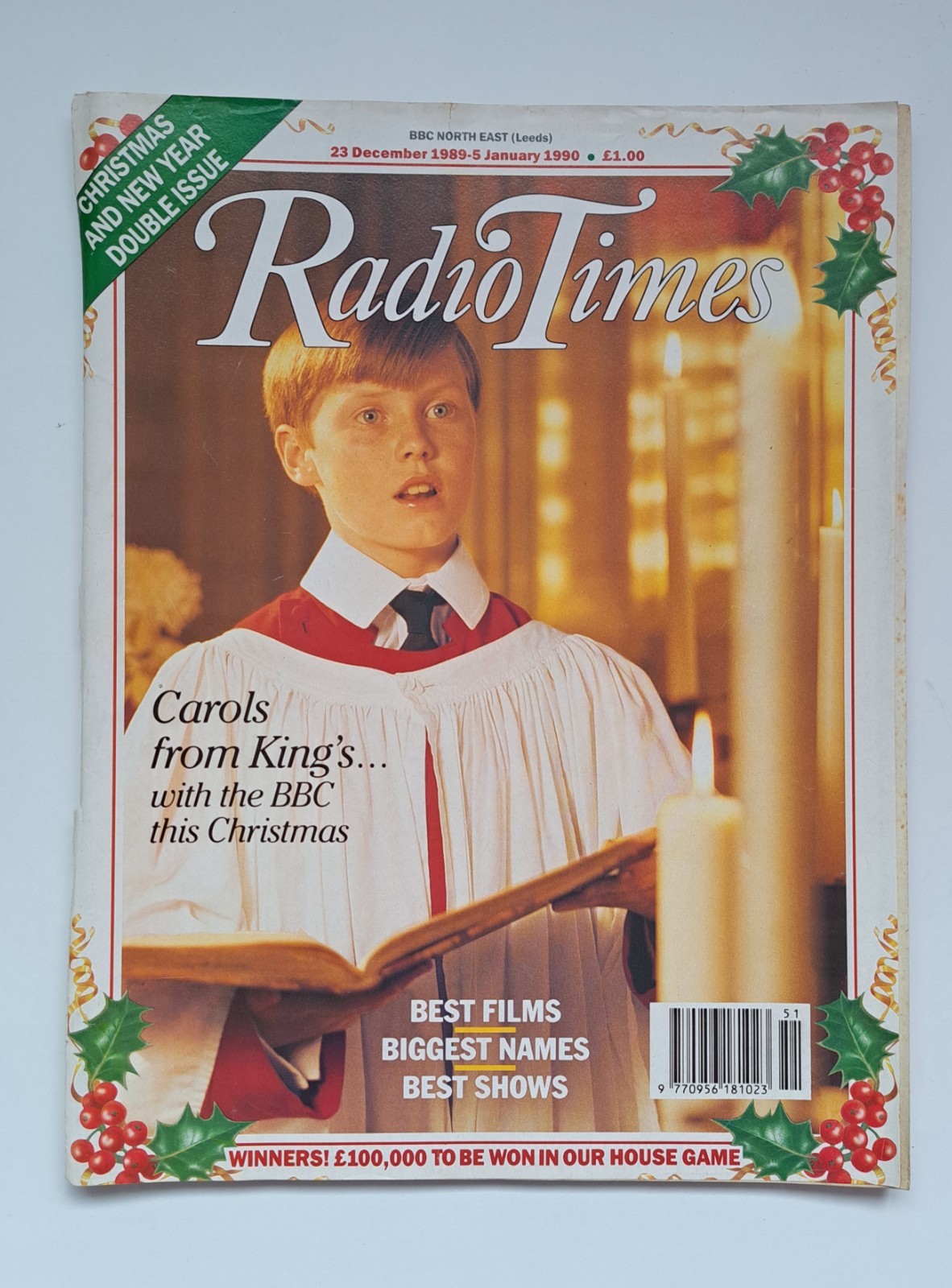 Vintage CHRISTMAS RADIO TIMES 23rd December 1989 - 5th January 1990 Nostalgia Vintage CHRISTMAS RADIO TIMES 23rd December 1989 - 5th January 1990 Nostalgia