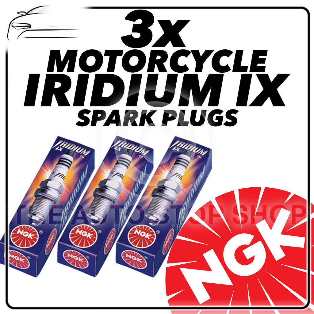 3x NGK Upgrade Iridium IX Spark Plugs for YAMAHA  850cc MT-09 13-> #3521