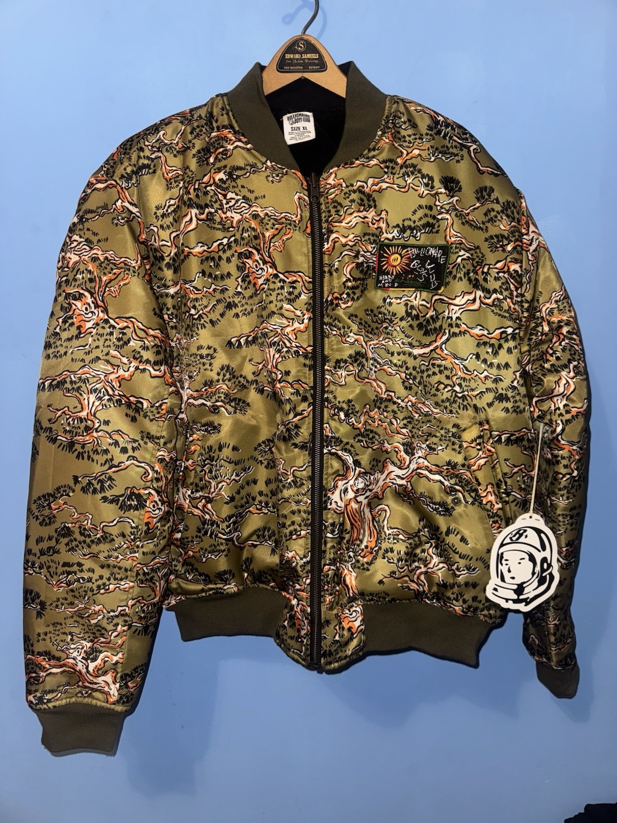 Billionaire Boys Club Men\'s Custom Abstract Winter Jacket New With Tags Size L