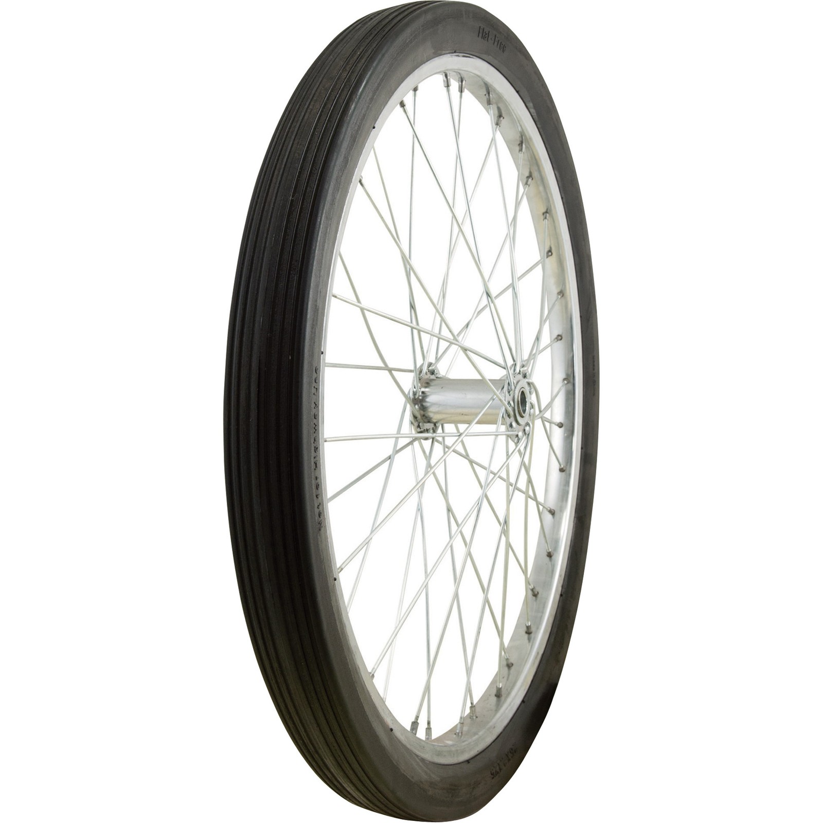 Marathon Tires Flat-Free Tire on Steel Spoke Rim, 3/4in. Bore, 24 x 2.0in.