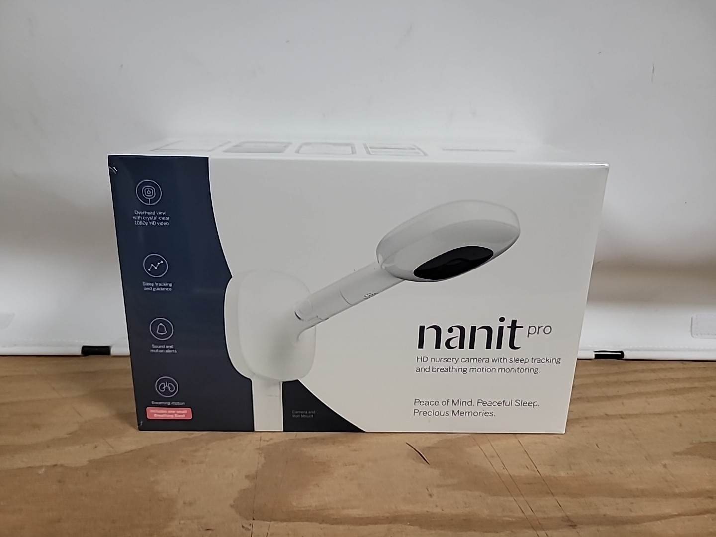 Nanit Pro Camera W Wall Mount Smart Baby Monitor & Breathing Band SEALED - NAVY Nanit Pro Camera W Wall Mount Smart Baby Monitor & Breathing Band SEALED - NAVY