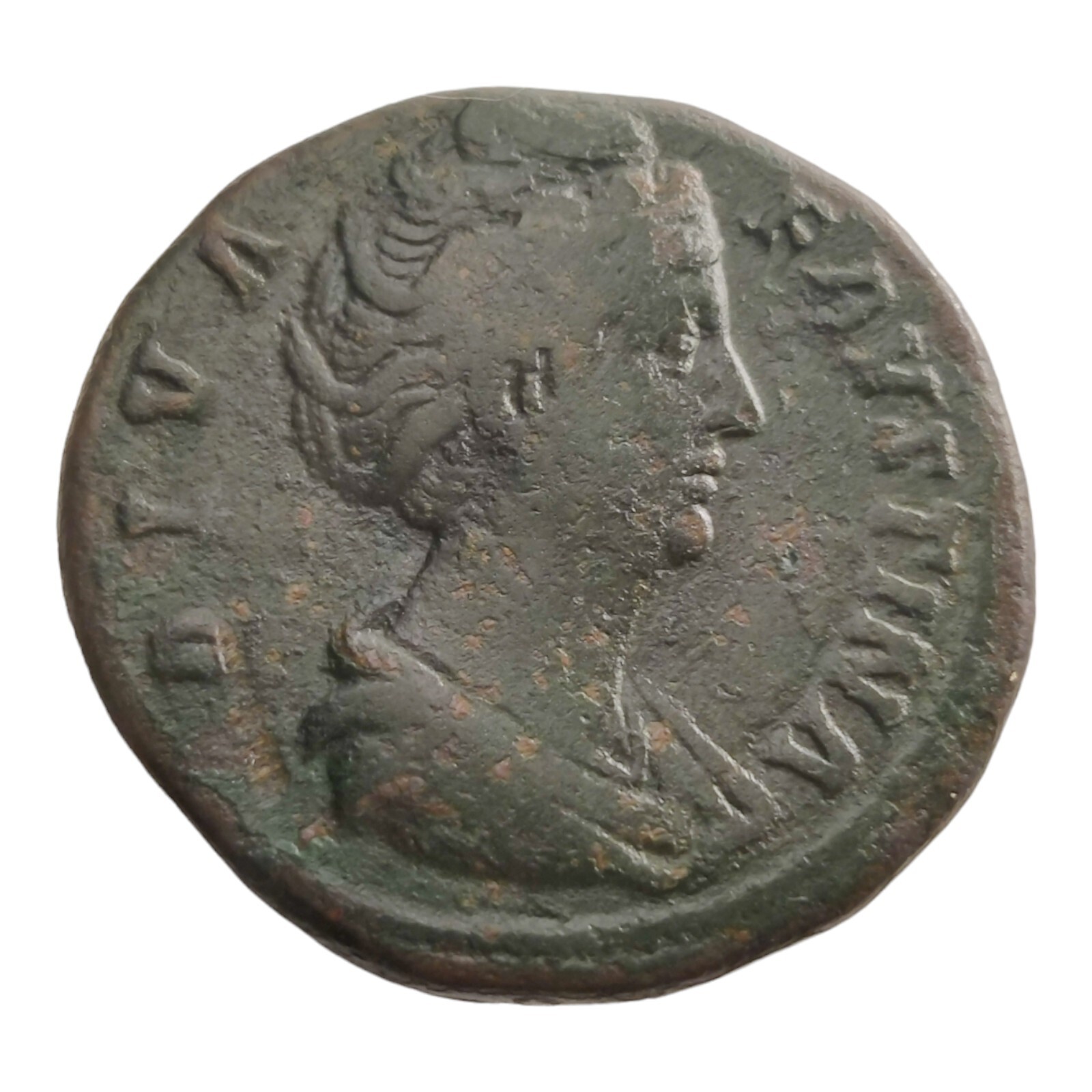 AE Sestertius Diva Faustina Senior After 141 AD Large Roman Bronze Coin 6U AE Sestertius Diva Faustina Senior After 141 AD Large Roman Bronze Coin 6U