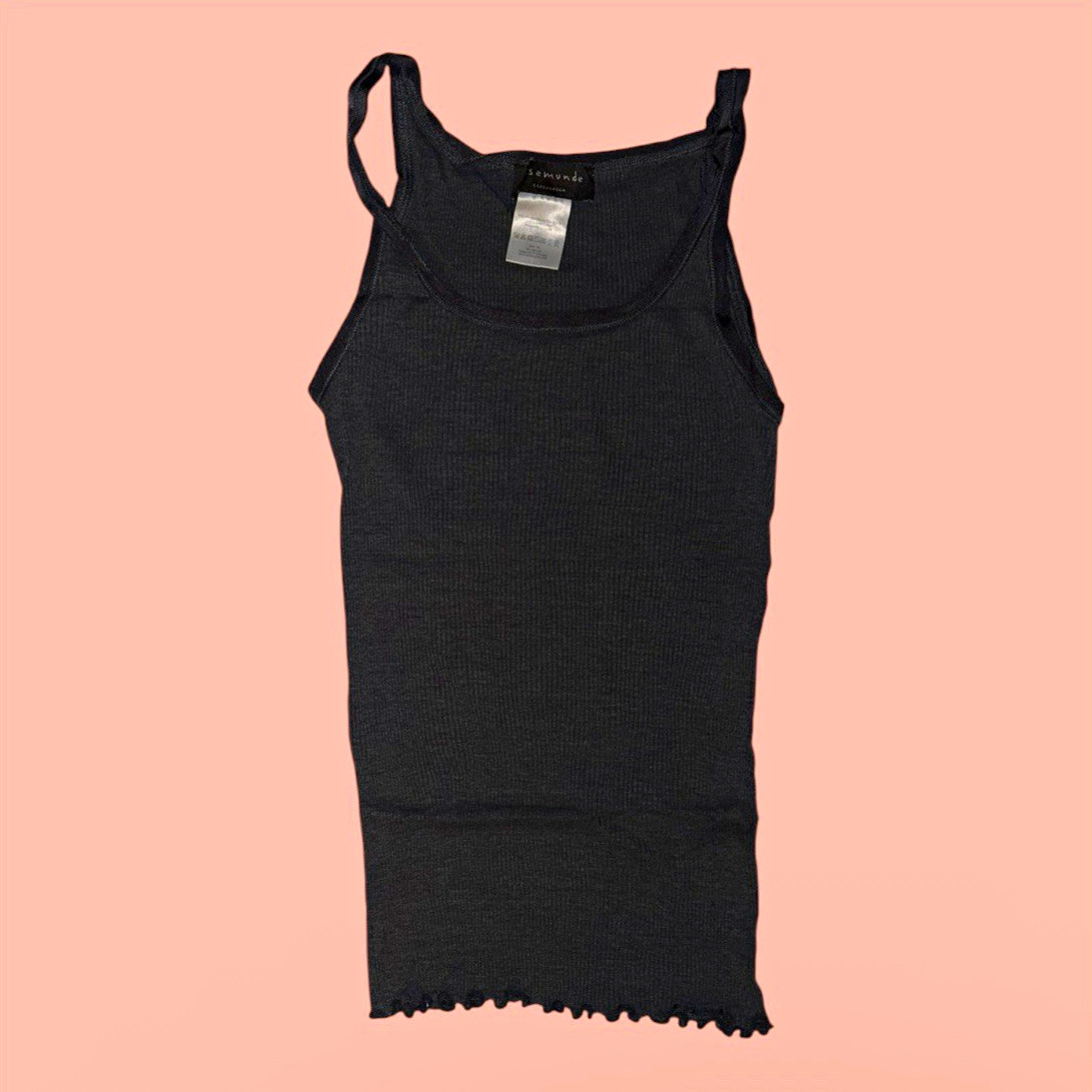 Nordstrom Gray Ribbed Tank Top Size M Nordstrom Gray Ribbed Tank Top Size M