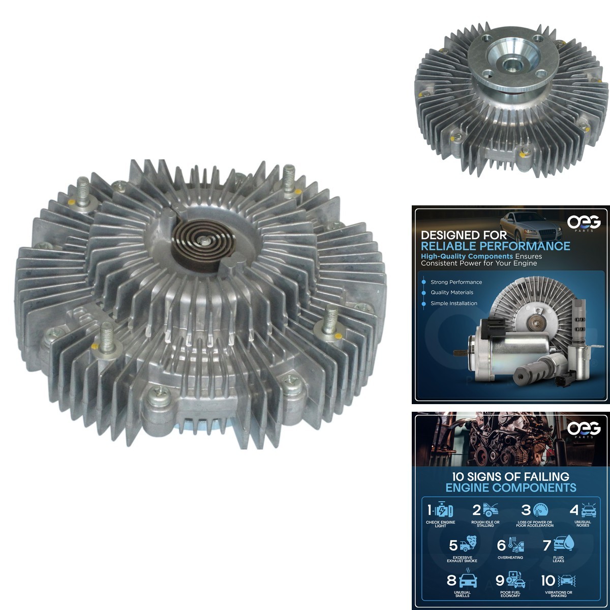 OEG Parts Fan Clutch for Toyota Tacoma 2.7L 95-21